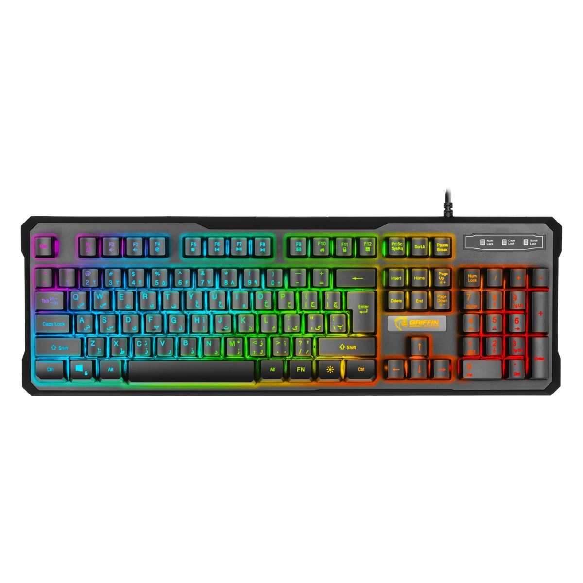 کیبورد و ماوس GKM605 RGB