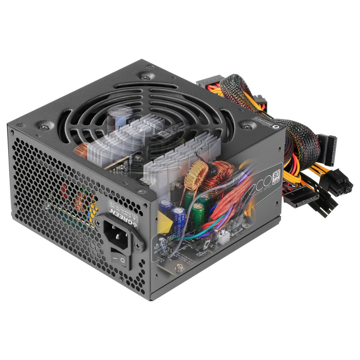منبع تغذیه کیس مدل GP400A-ECO Rev3.1