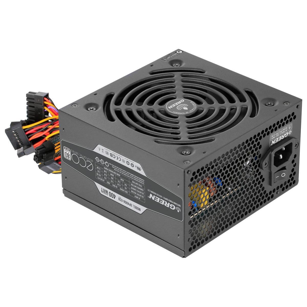 منبع تغذیه کیس مدل GP400A-ECO Rev3.1