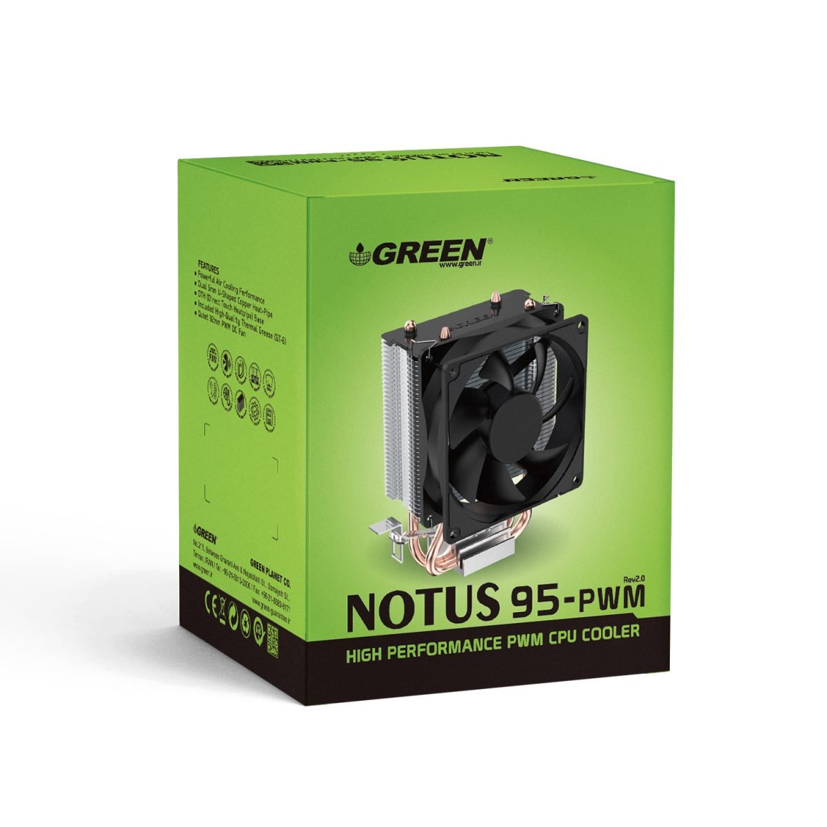 فن بادی مدل NOTUS 95-PWM Rev2
