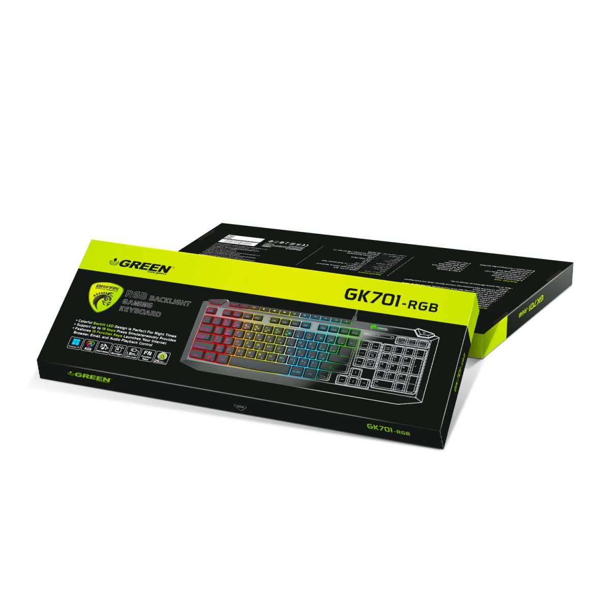 کیبورد مدل GK701-RGB