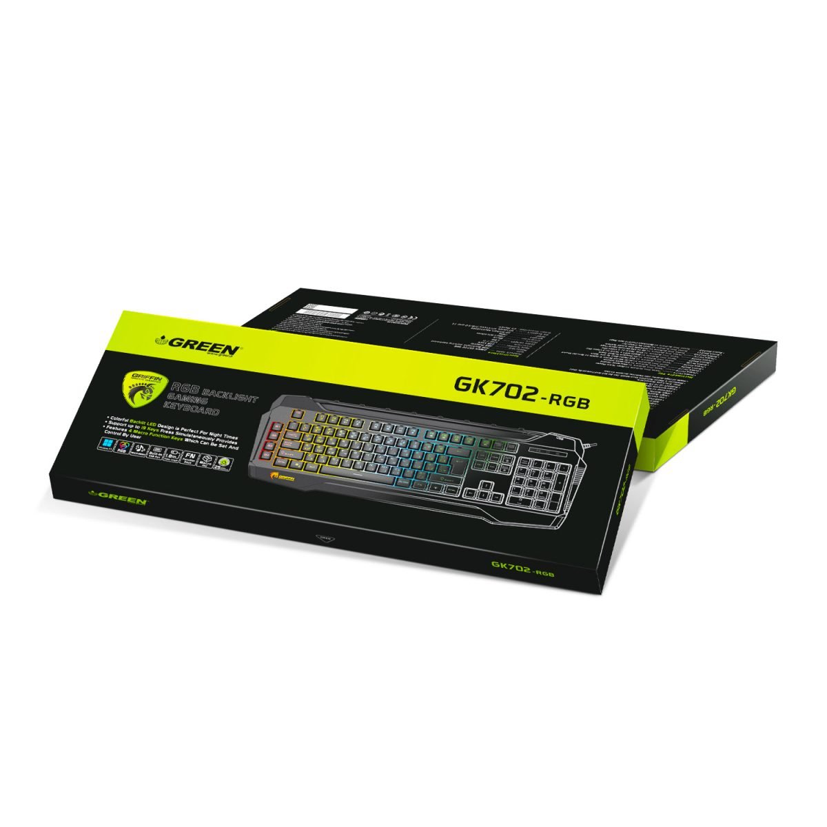 کیبورد مدل GK702-RGB