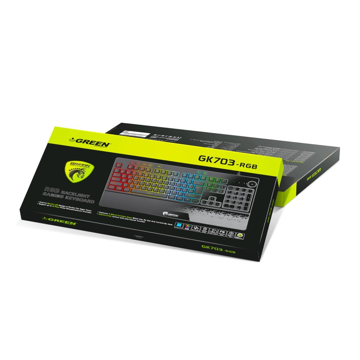 کیبورد مدل GK703-RGB