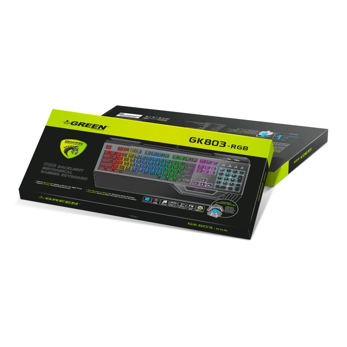 کیبورد مدل GK803-RGB