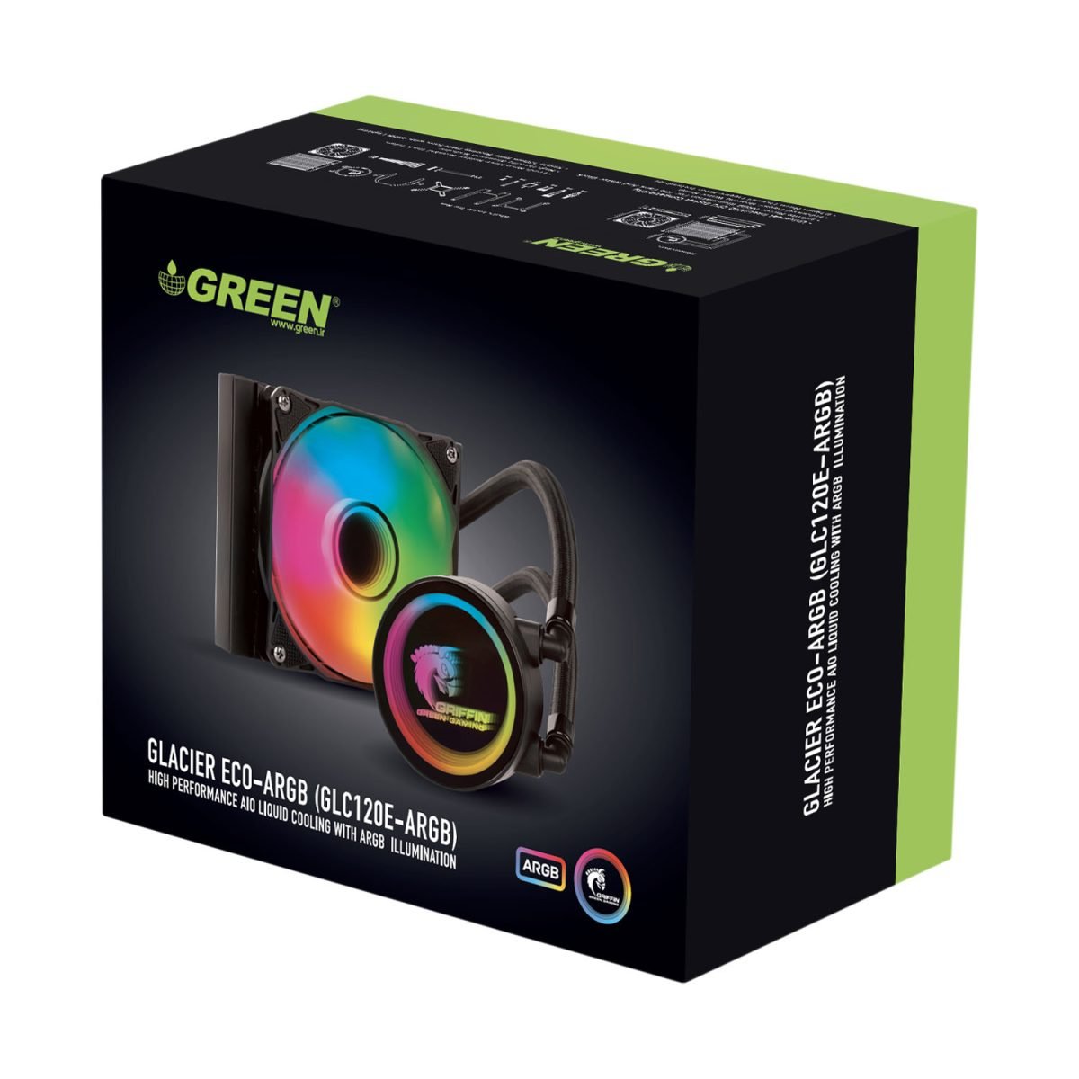 فن آبی مدل GLACIER 120 ECO-ARGB